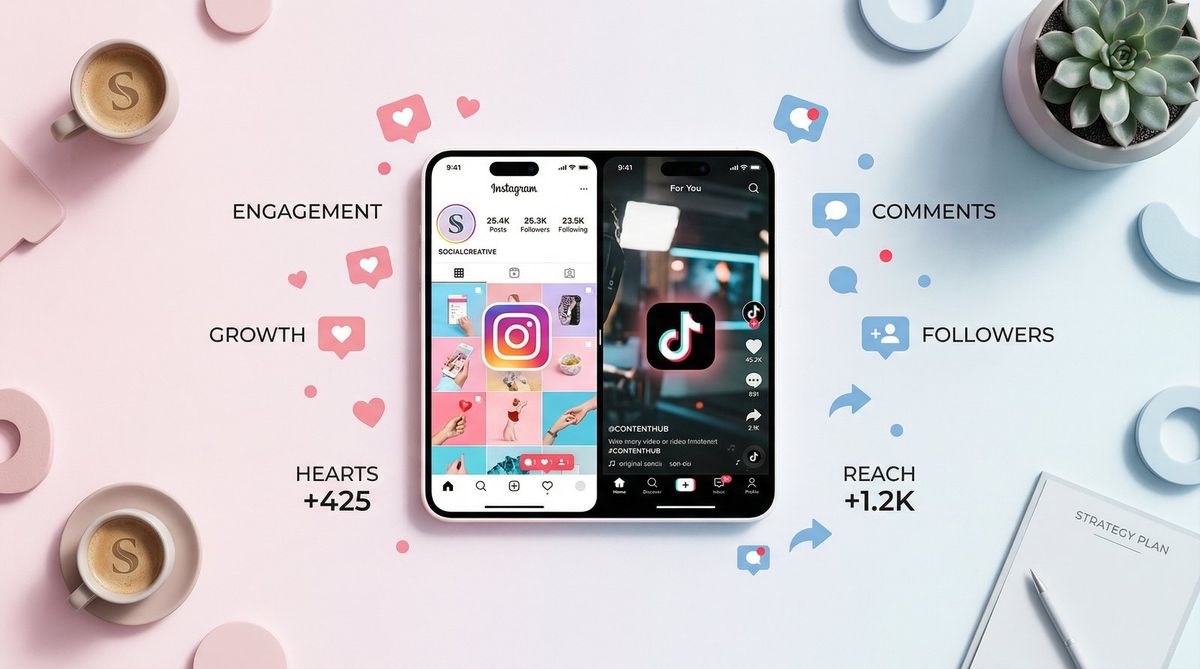 Social media marketing and growth strategies